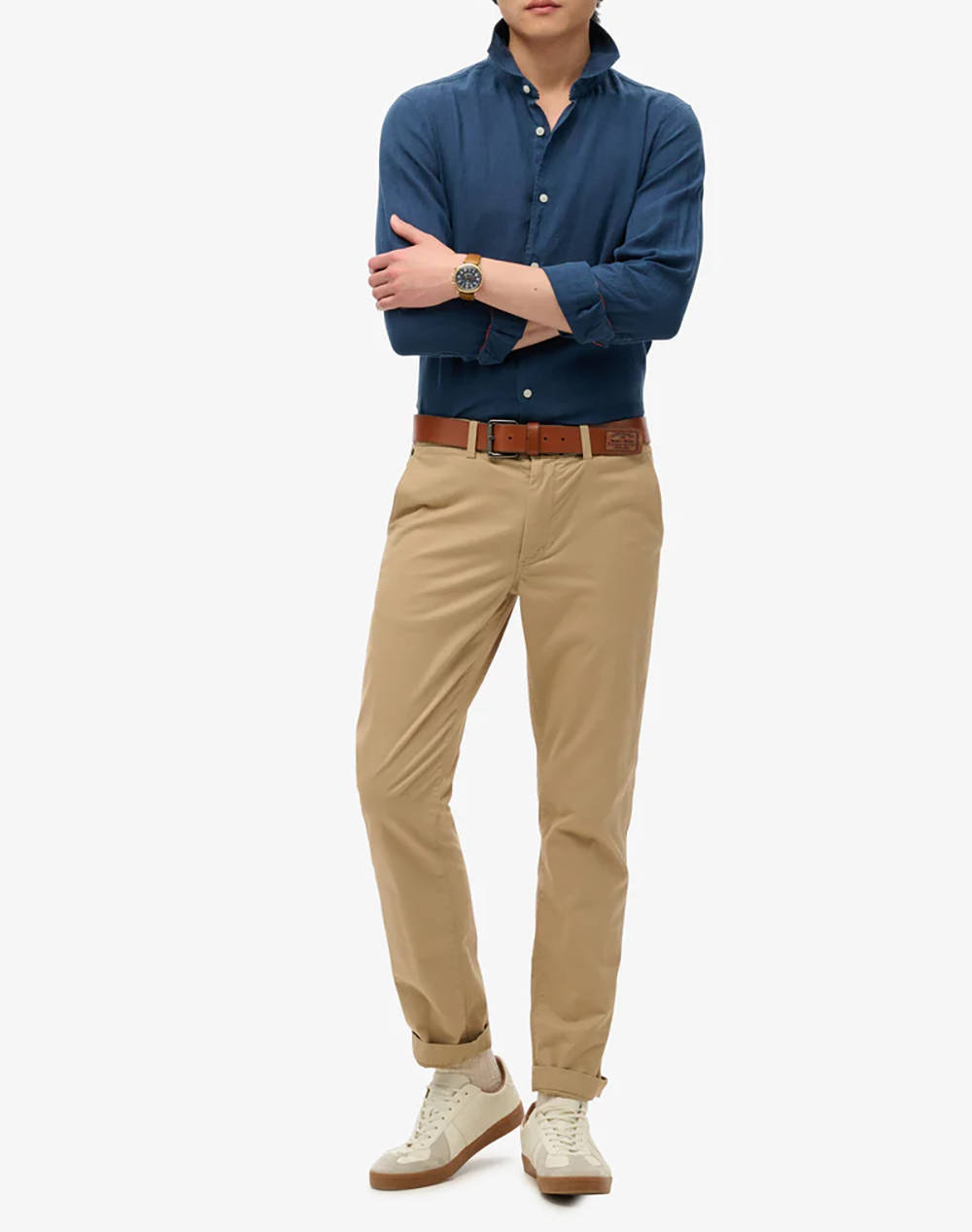 SUPERDRY D2 STUD VACATION L/S LINEN SHIRT CAMASA DE BARBATI