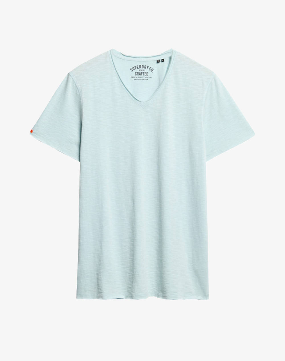 SUPERDRY D3 STUD RAW EDGE SLUB V T SHIRT BLUZA DE BARBATI