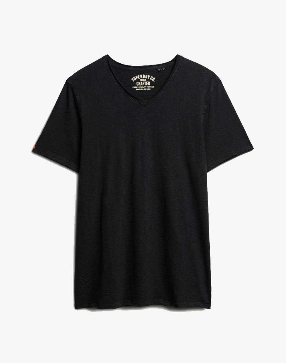 SUPERDRY D3 STUD RAW EDGE SLUB V T SHIRT BLUZA DE BARBATI