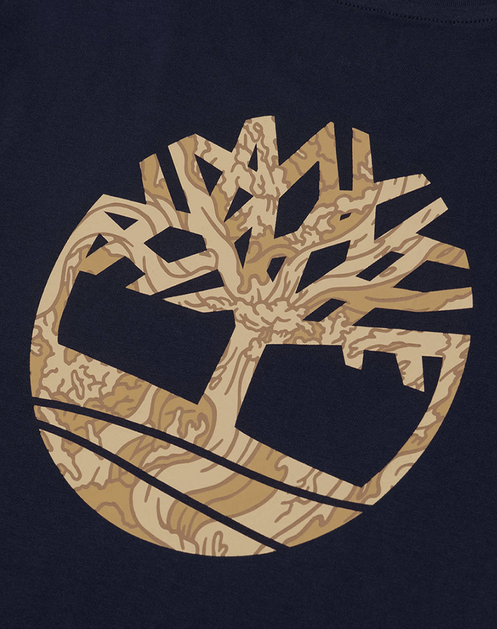 TIMBERLAND Back Camo Tree Logo Short Sleeve Tee