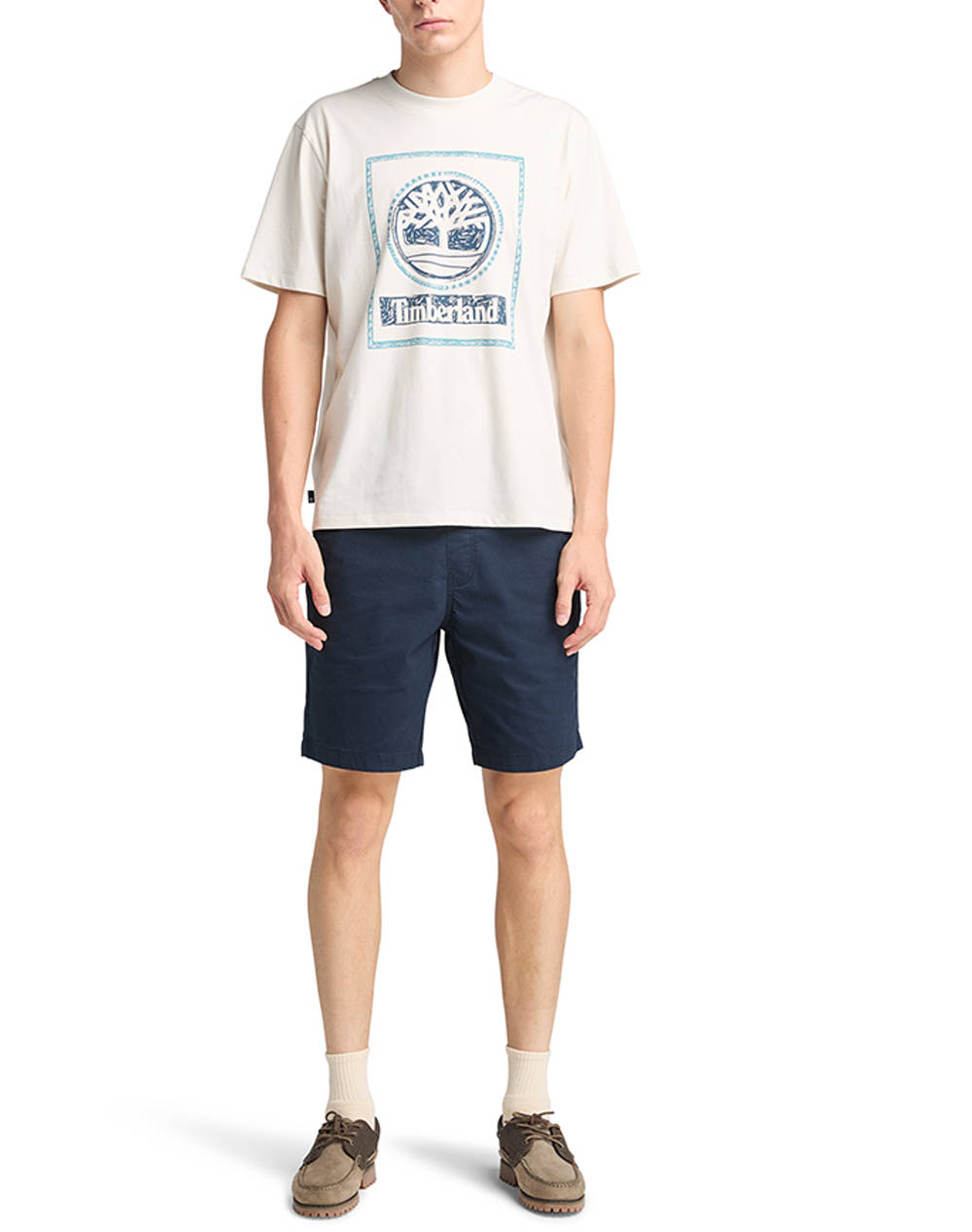 TIMBERLAND Front Seasonal Stack Logo Tee