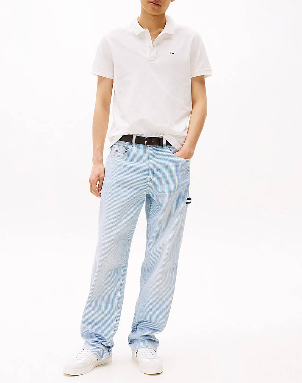 TOMMY JEANS TJM SLIM PLACKET POLO EXT