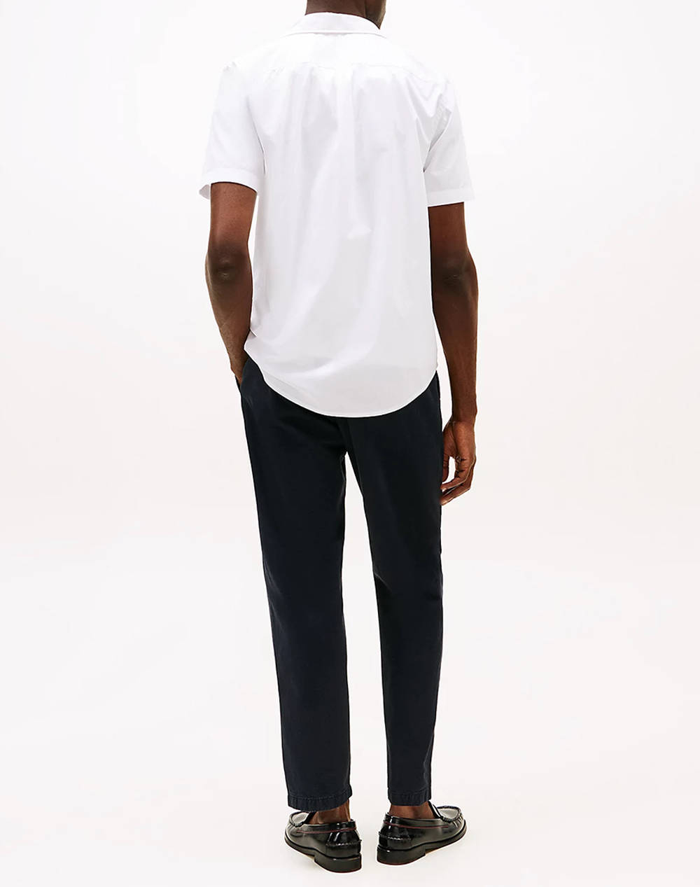TOMMY HILFIGER FLEX POPLIN SOLID S/S SHIRT