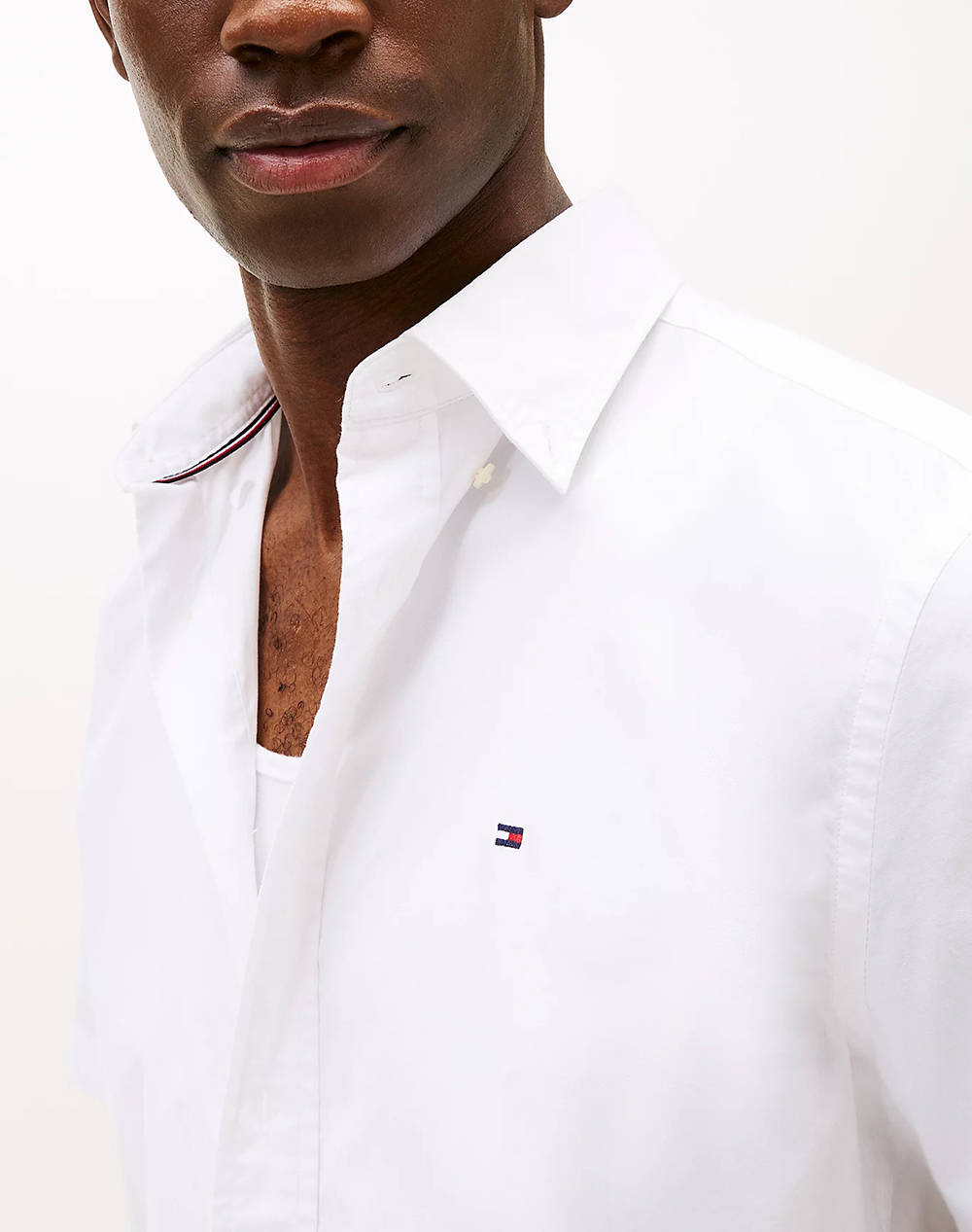 TOMMY HILFIGER FLEX POPLIN SOLID S/S SHIRT