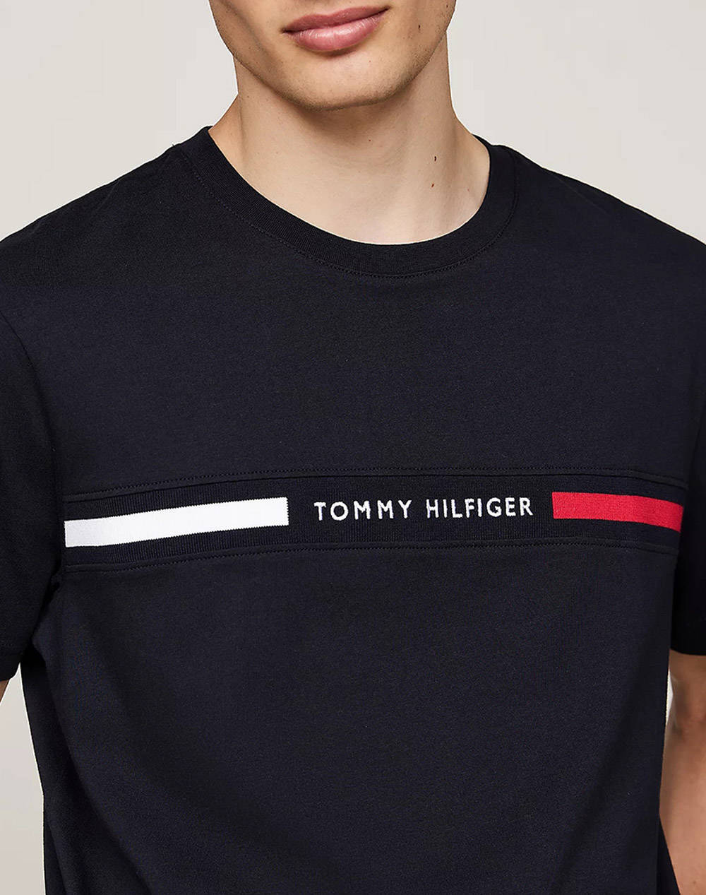 TOMMY HILFIGER HILFIGER CHEST INSERT TEE