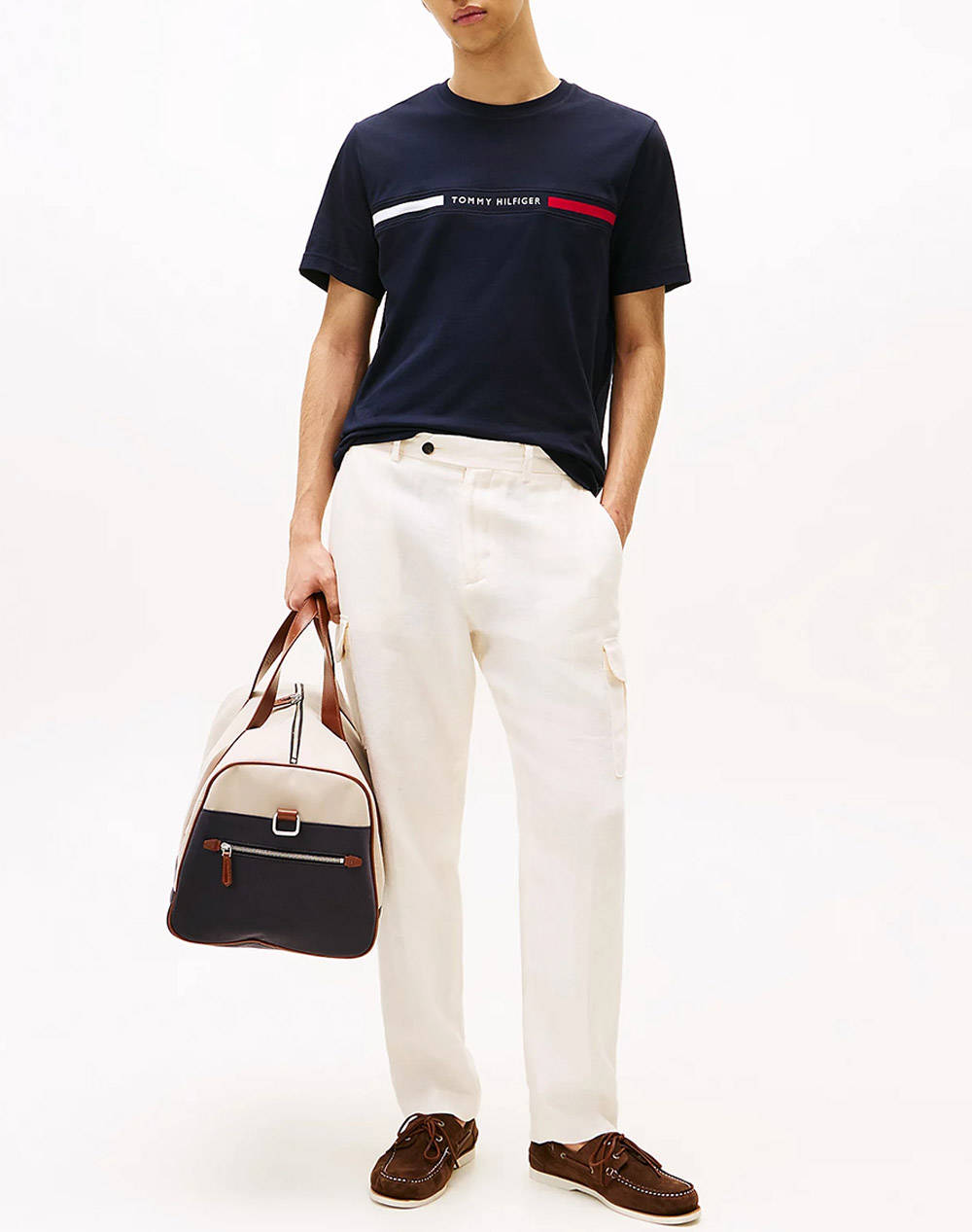 TOMMY HILFIGER HILFIGER CHEST INSERT TEE