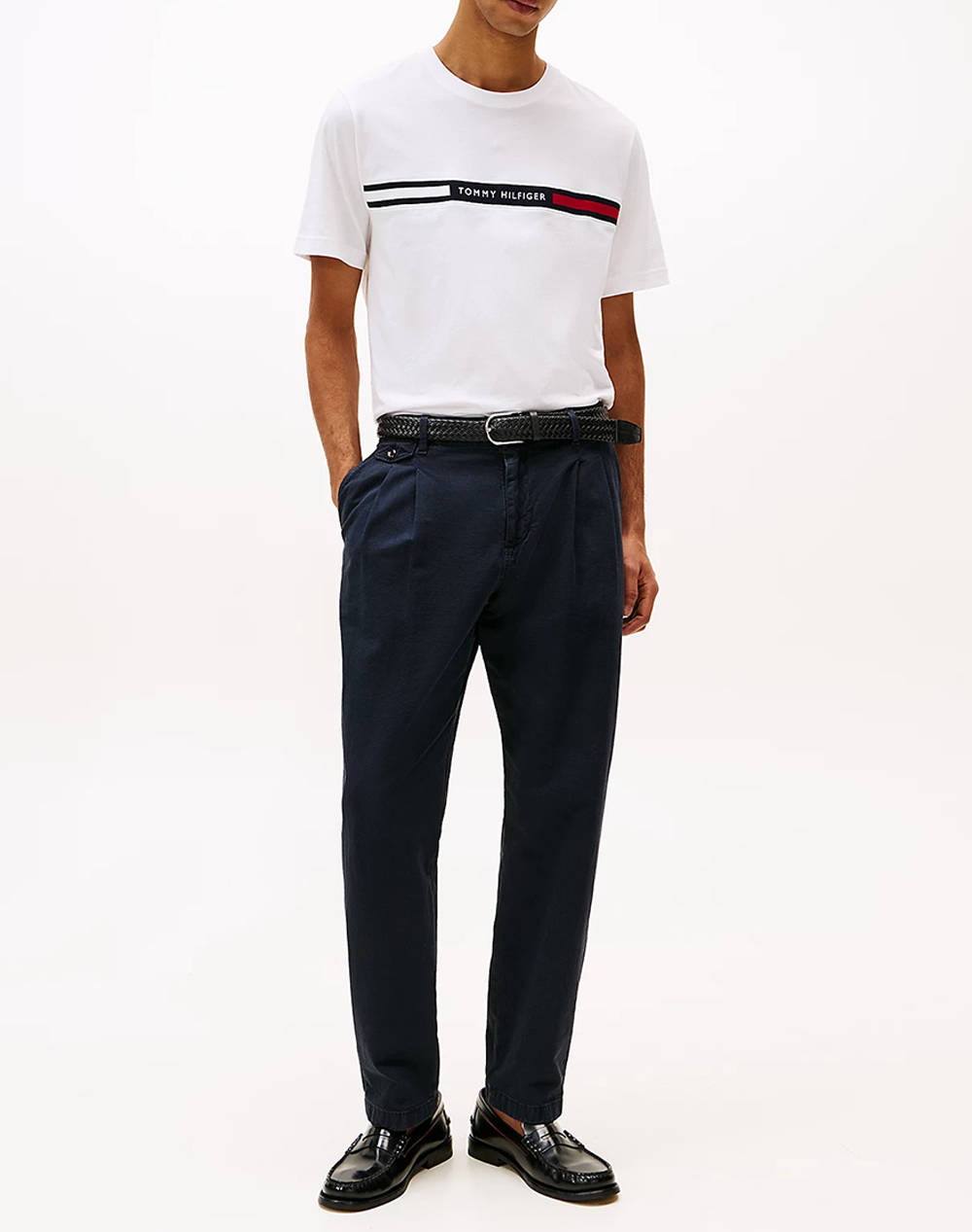 TOMMY HILFIGER HILFIGER CHEST INSERT TEE