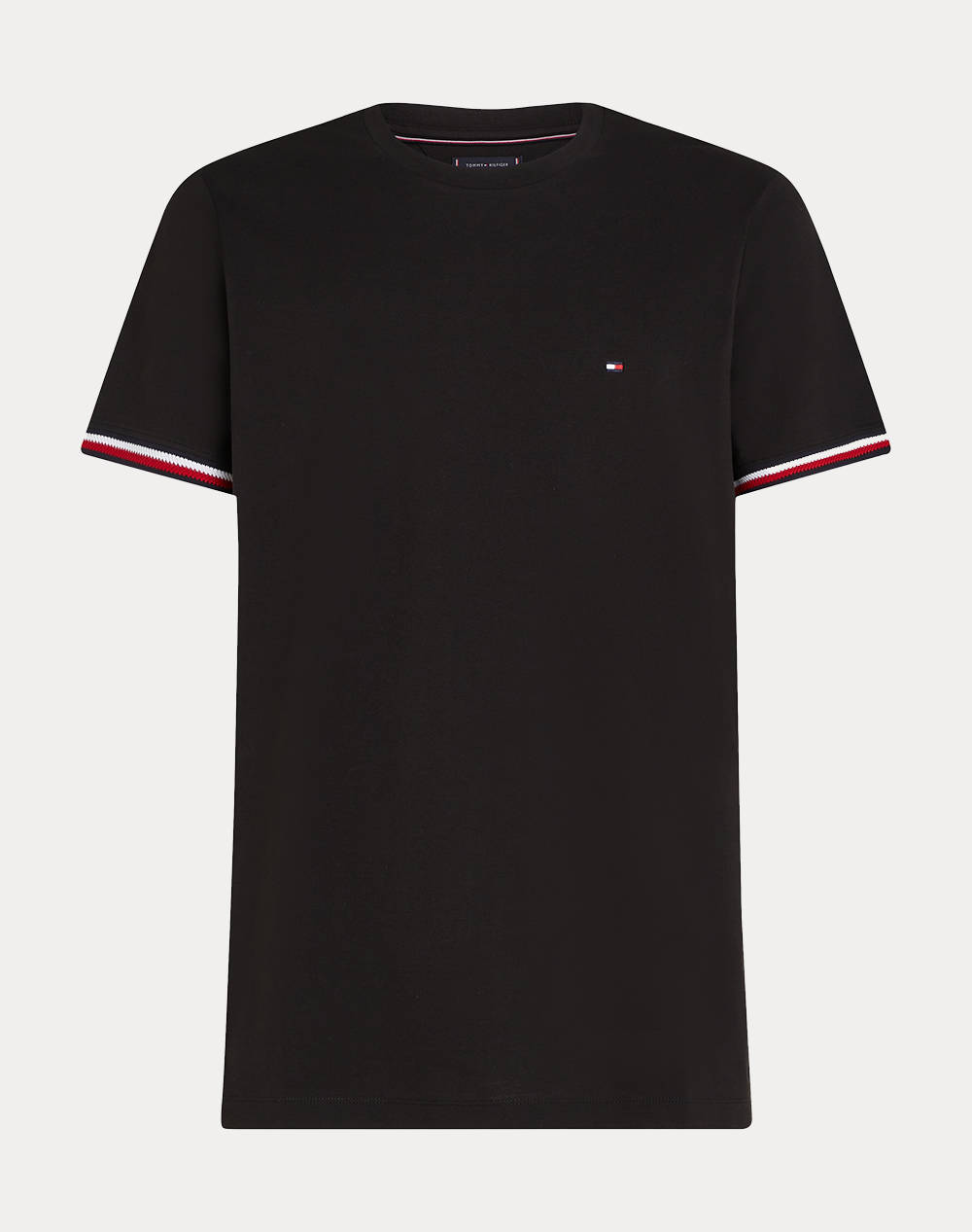 TOMMY HILFIGER GLOBAL STRIPE CUFF TEE