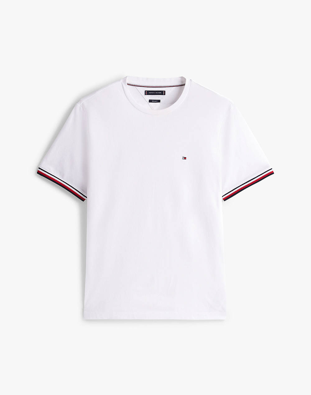 TOMMY HILFIGER GLOBAL STRIPE CUFF TEE