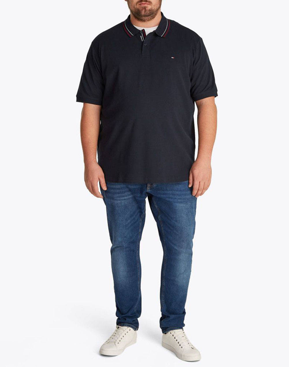TOMMY HILFIGER BT-PLACKET INTEREST REG POLO-B