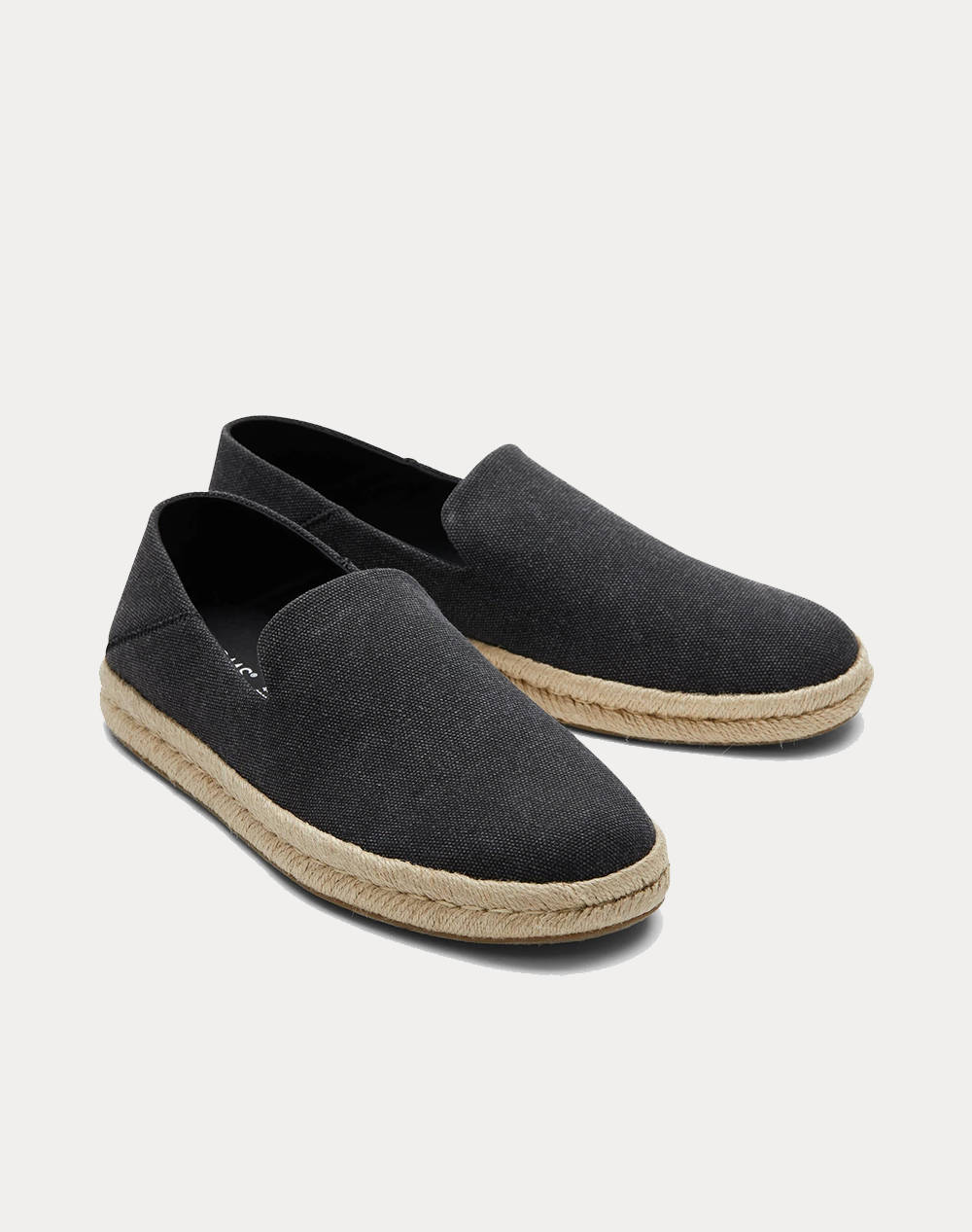 TOMS BLK RCLD CTN CVS MN SANTGO ESP