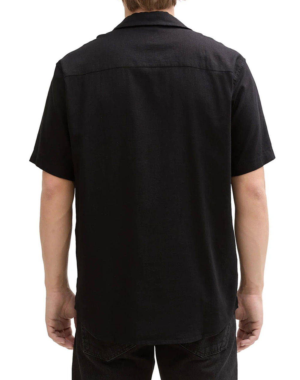 TOM TAILOR RELAXED VISCOSE LINEN SHIRT CAMASA DE BARBATI