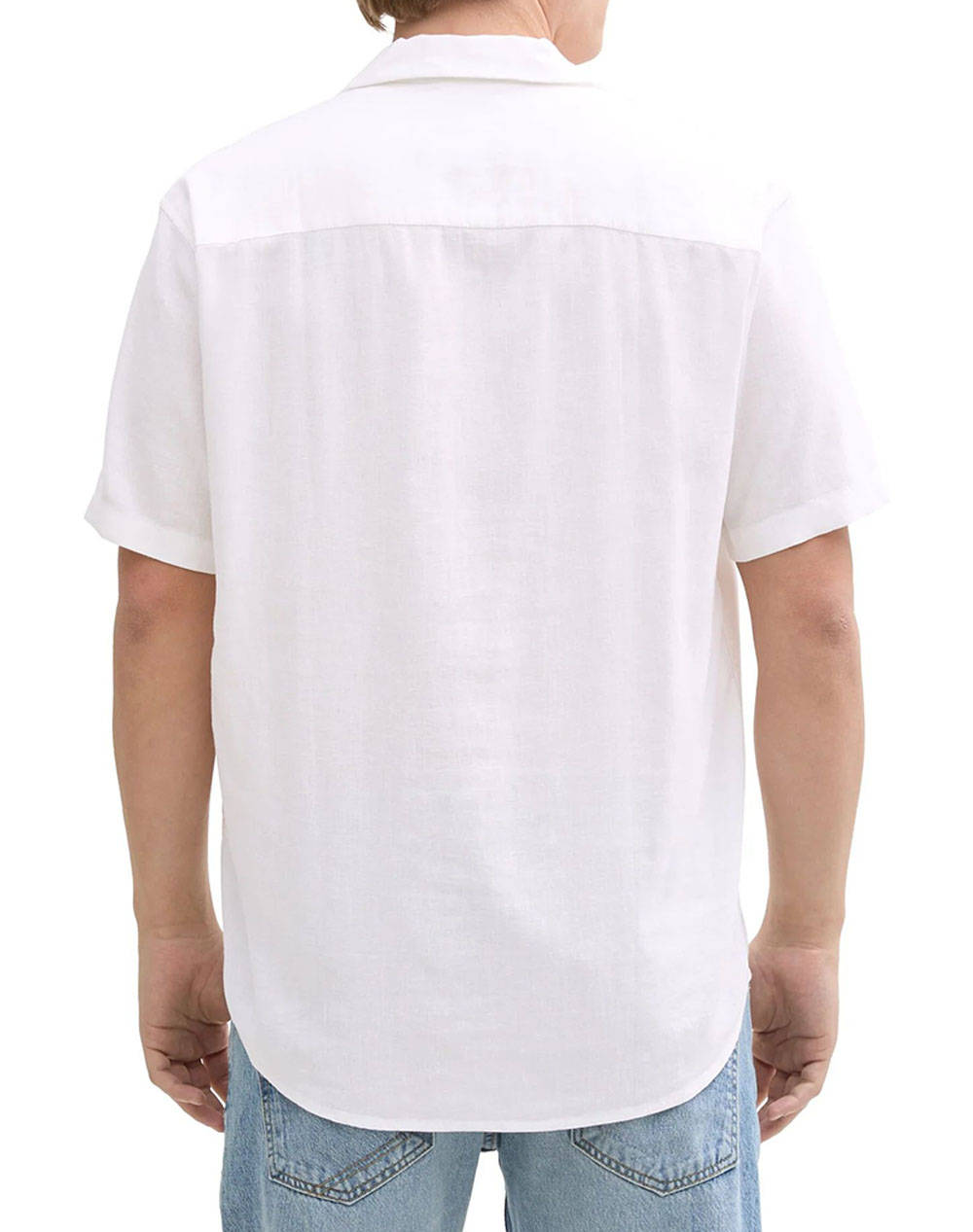 TOM TAILOR RELAXED VISCOSE LINEN SHIRT CAMASA DE BARBATI