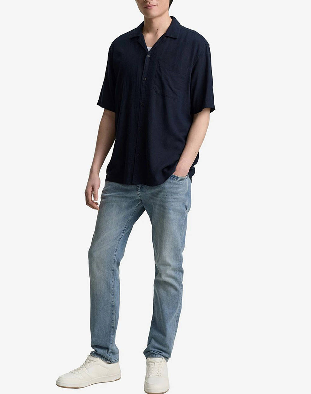 TOM TAILOR COMFORT VISCOSE LINEN SH CAMASA DE BARBATI