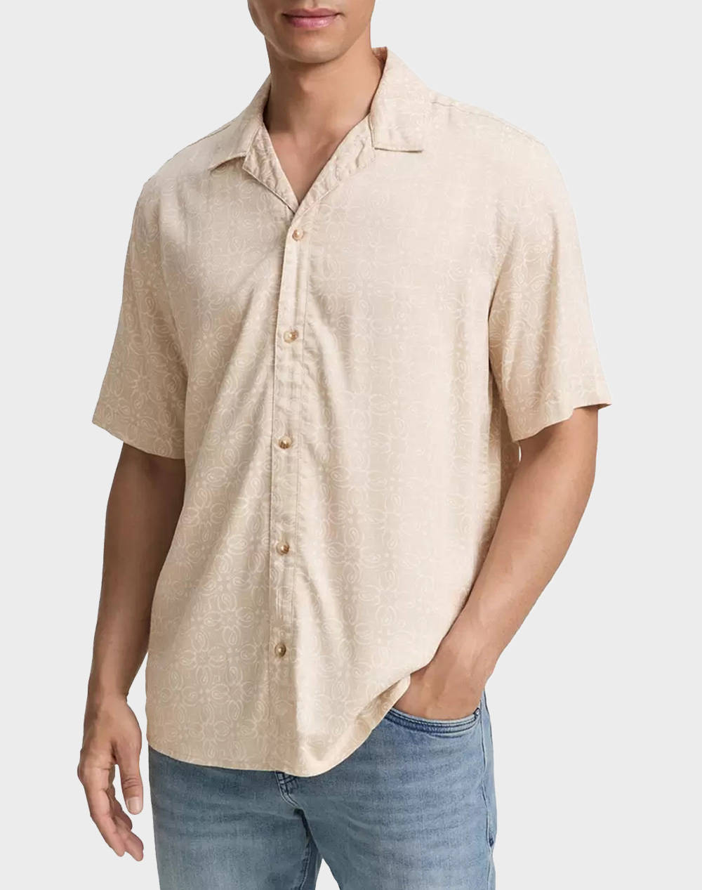 TOM TAILOR COMFORT PRINTE CAMASA DE BARBATI