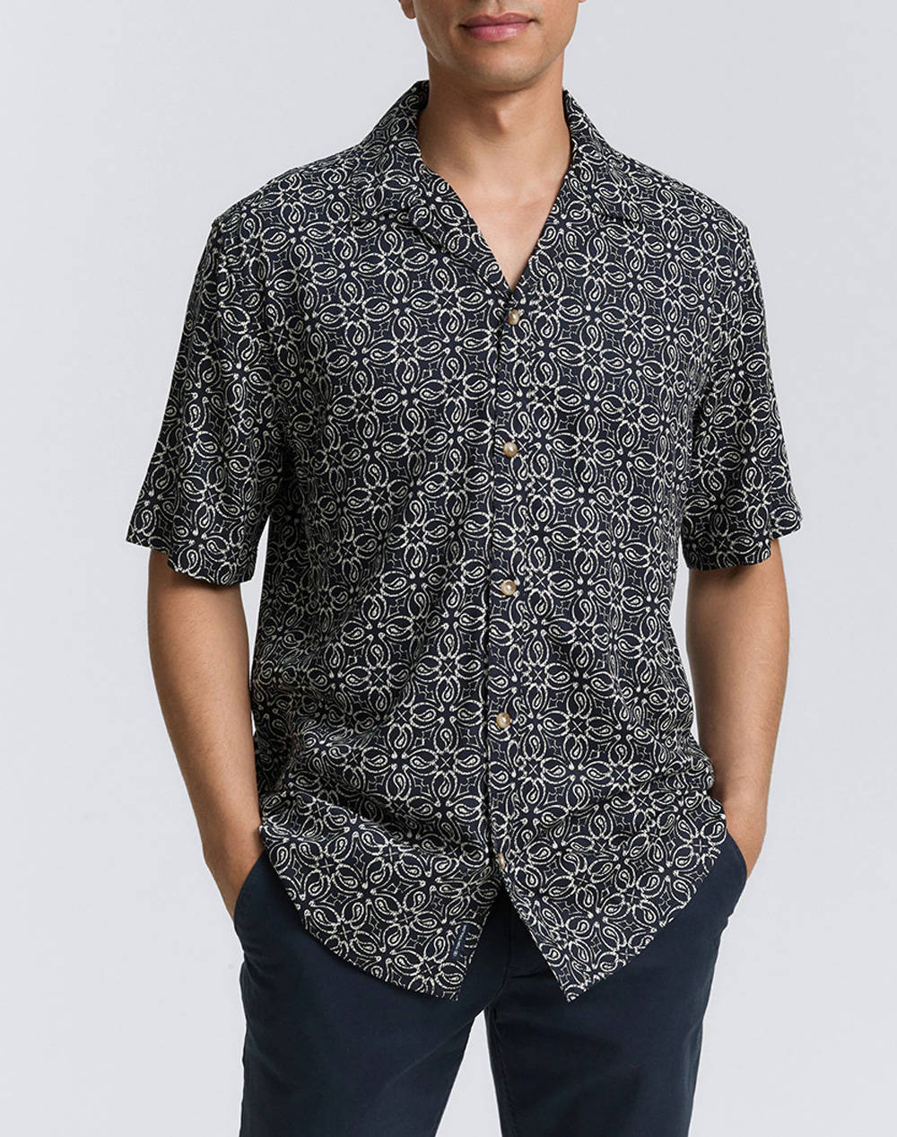 TOM TAILOR COMFORT PRINTE CAMASA DE BARBATI