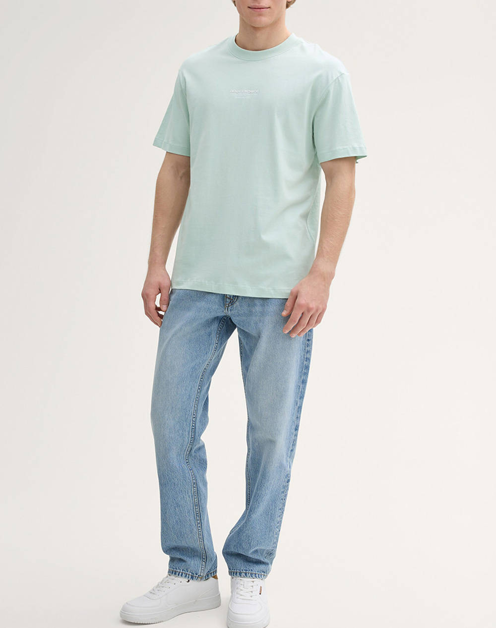 TOM TAILOR RELAXED PRINTED T-SHIRT BLUZA DE BARBATI