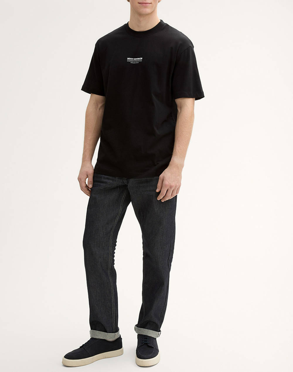 TOM TAILOR RELAXED PRINTED T-SHIRT BLUZA DE BARBATI