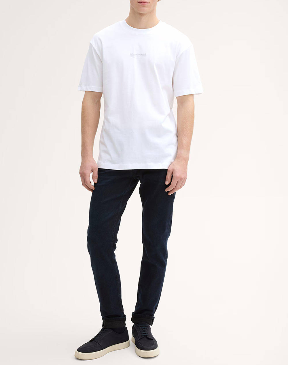 TOM TAILOR RELAXED PRINTED T-SHIRT BLUZA DE BARBATI