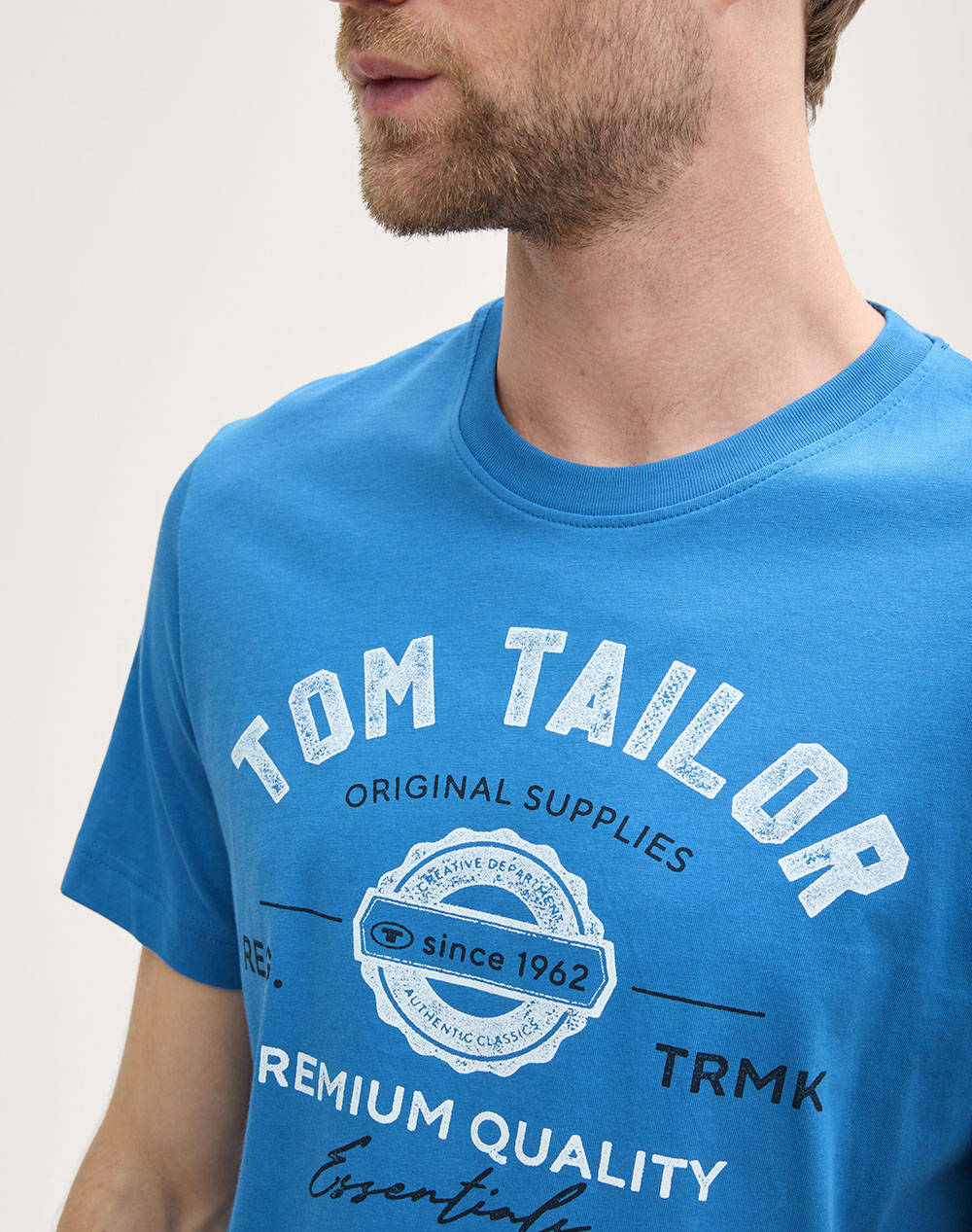 TOM TAILOR LOGO BLUZA DE BARBATI