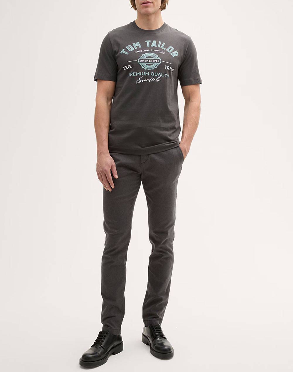 TOM TAILOR LOGO BLUZA DE BARBATI
