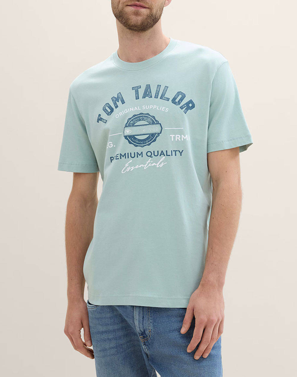 TOM TAILOR LOGO BLUZA DE BARBATI