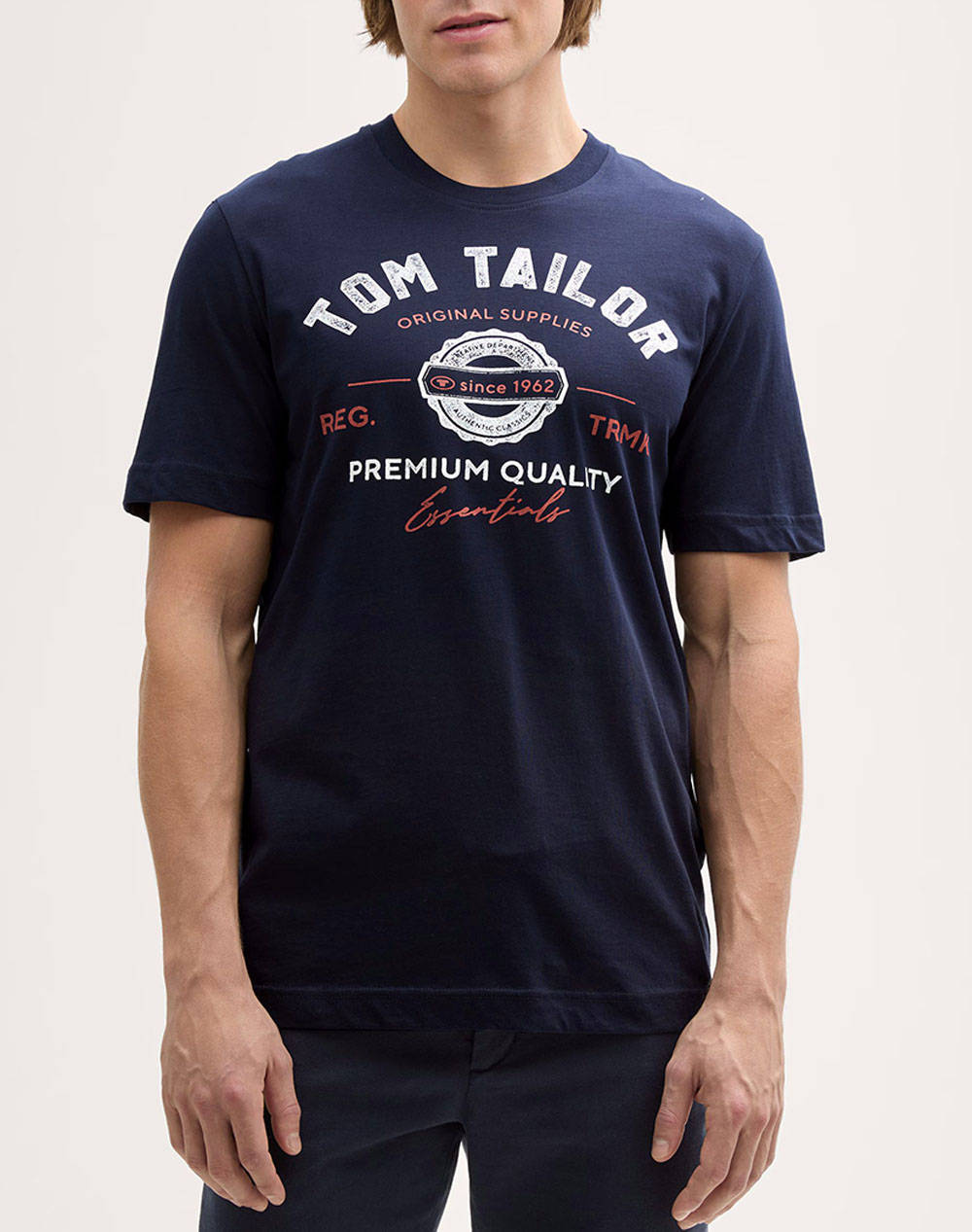 TOM TAILOR LOGO BLUZA DE BARBATI