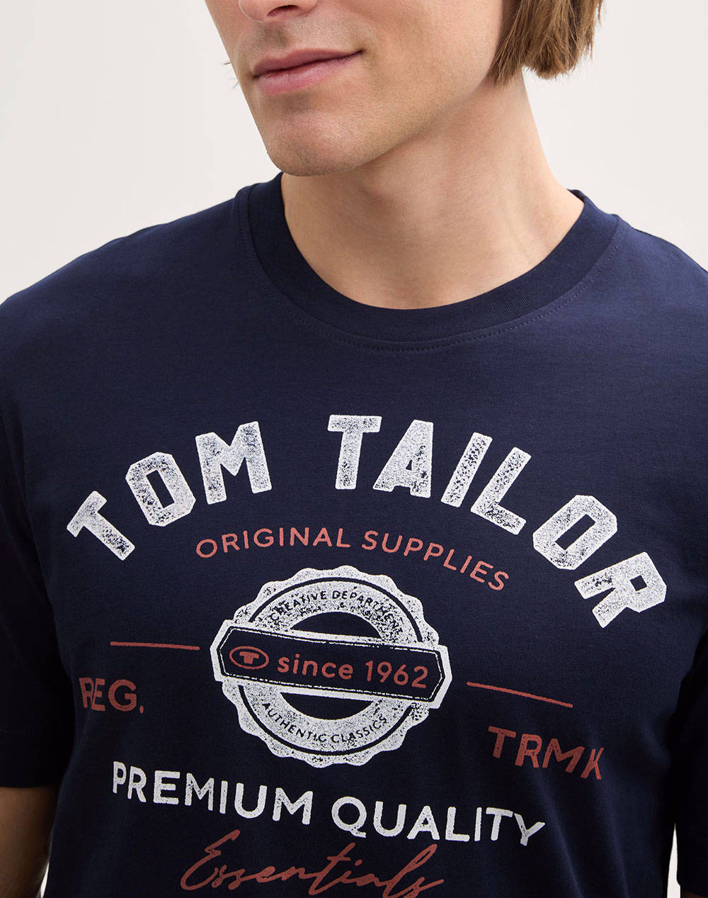 TOM TAILOR LOGO BLUZA DE BARBATI