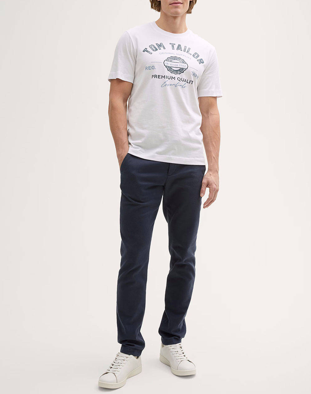TOM TAILOR LOGO BLUZA DE BARBATI