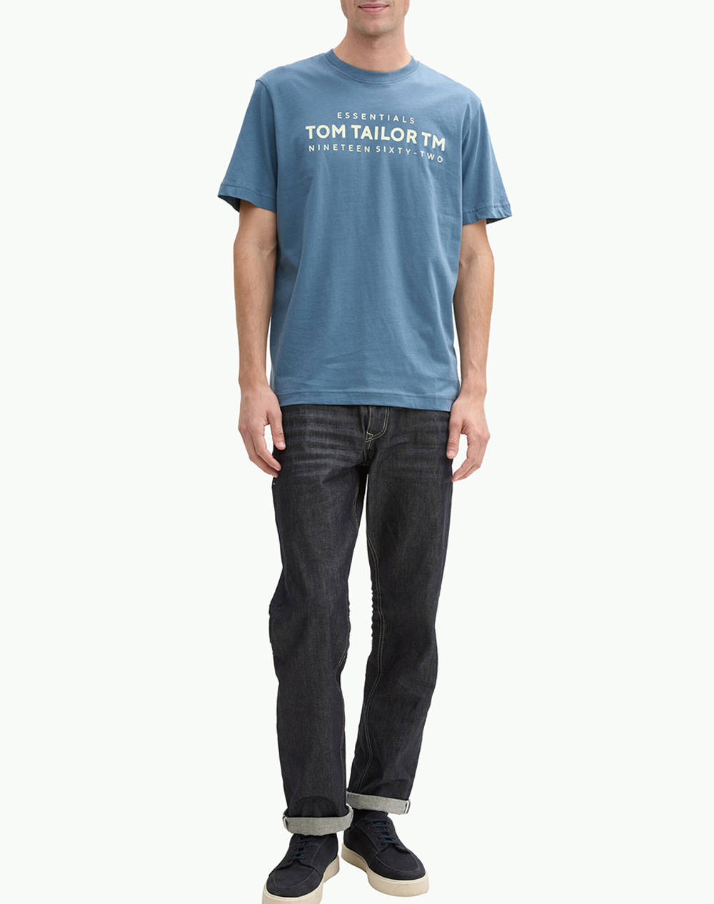 TOM TAILOR T-SHIRT WITH PRINT BLUZA DE BARBATI