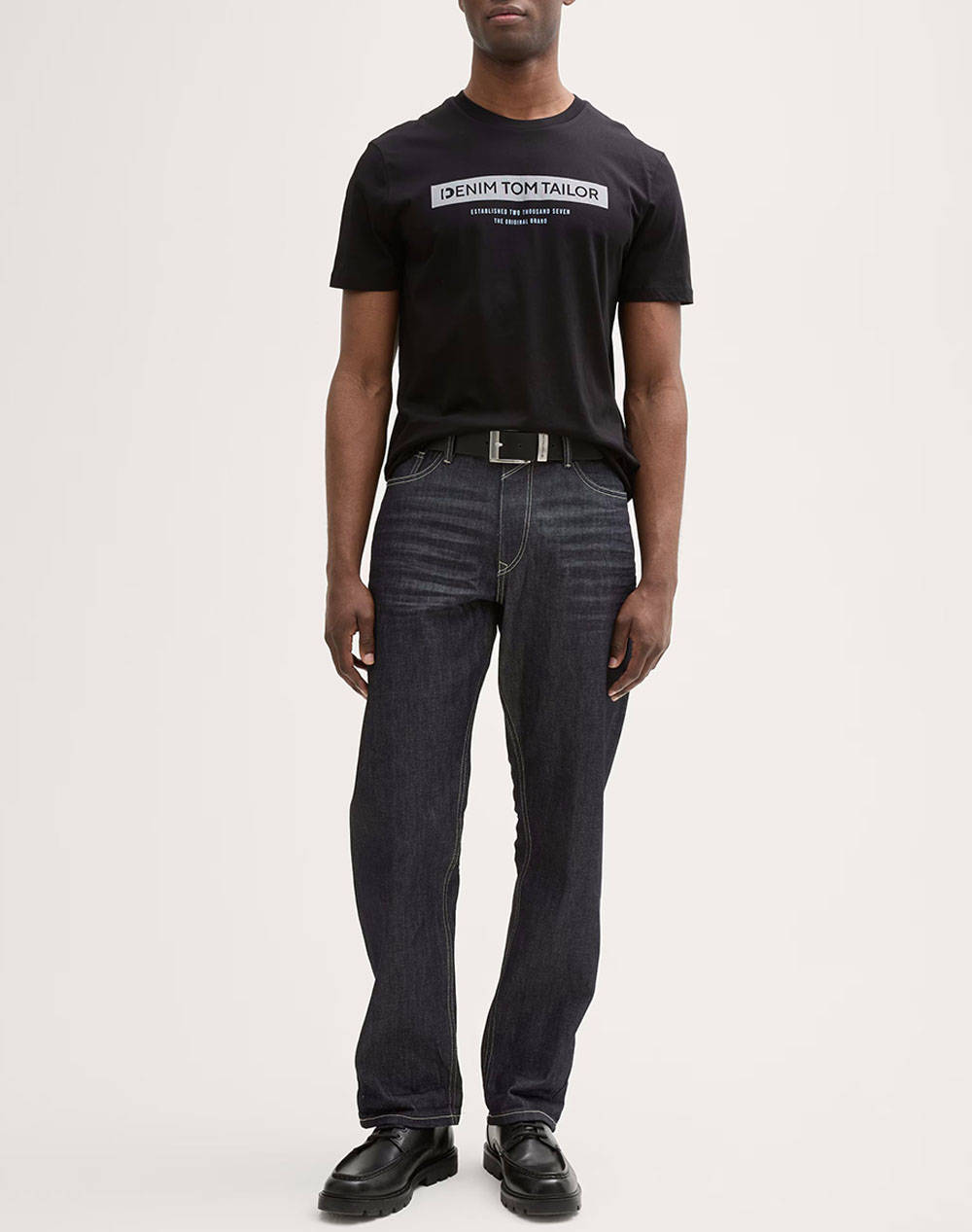 TOM TAILOR PRINTED T-SHIRT BLUZA DE BARBATI