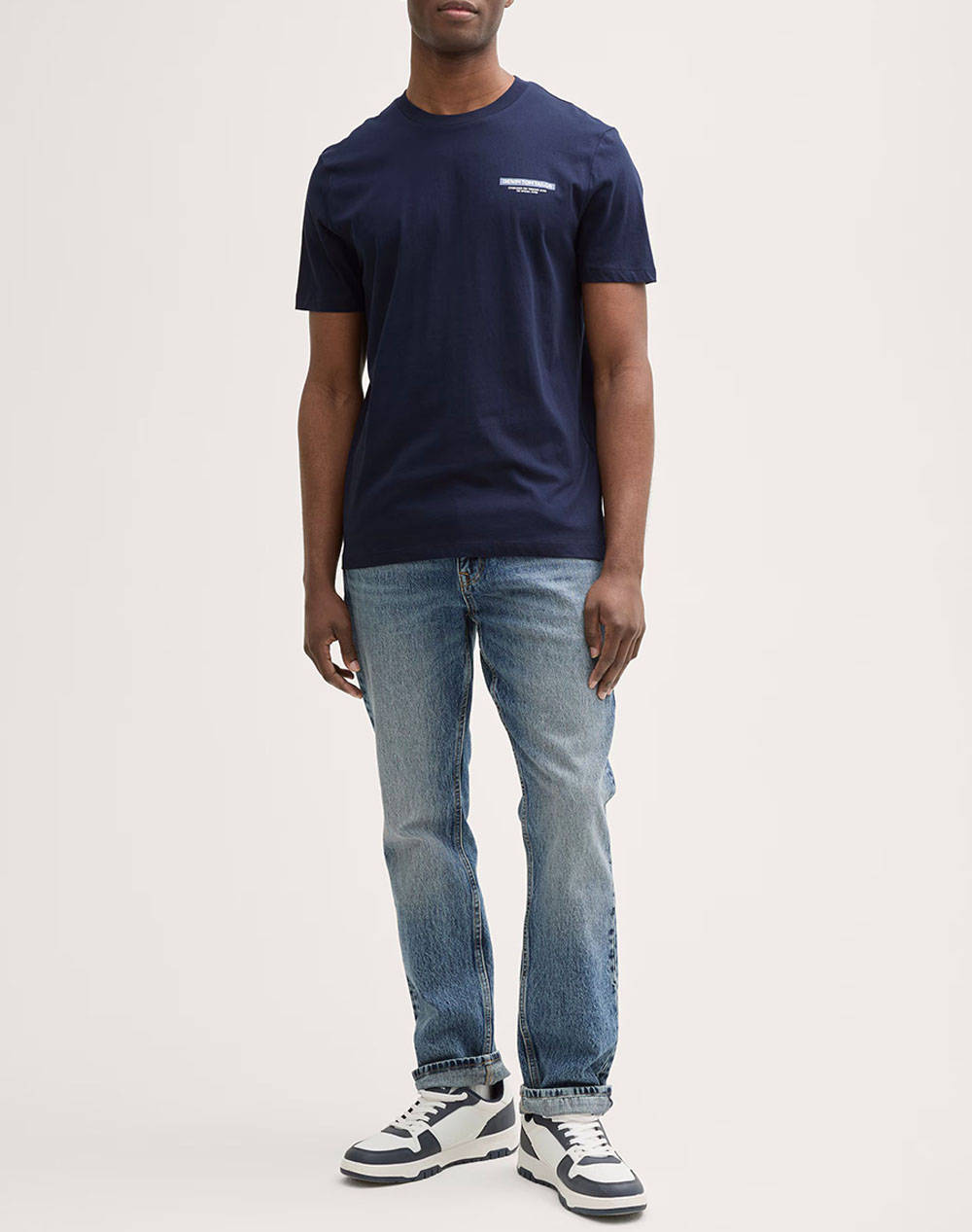 TOM TAILOR PRINTED T-SHIRT BLUZA DE BARBATI