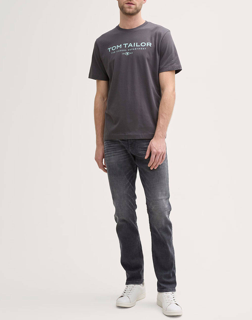TOM TAILOR T-SHIRT WITH PRIN BLUZA DE BARBATI