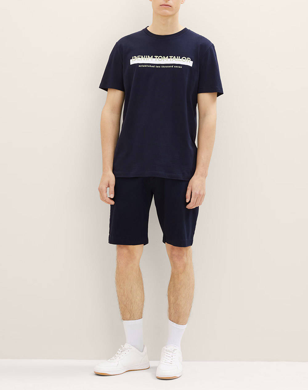 TOM TAILOR PRINTED T-SHIRT BLUZA DE BARBATI