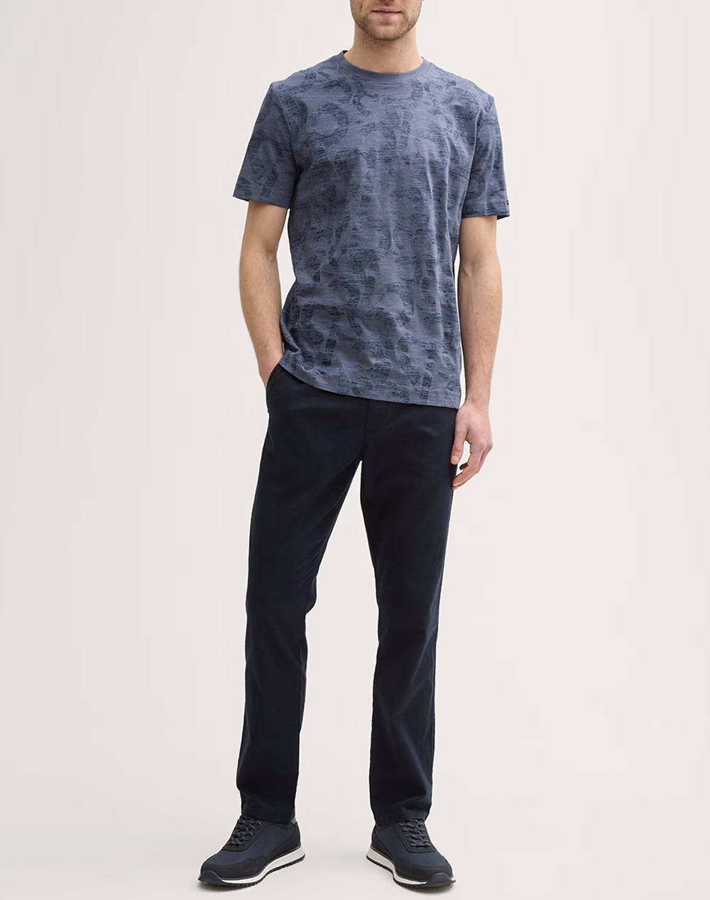 TOM TAILOR ALLOVER PRI BLUZA DE BARBATI