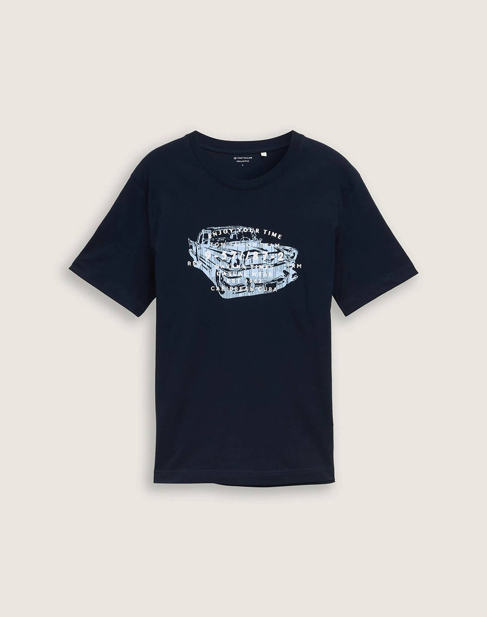 TOM TAILOR PRINTED T-SHIRT BLUZA DE BARBATI