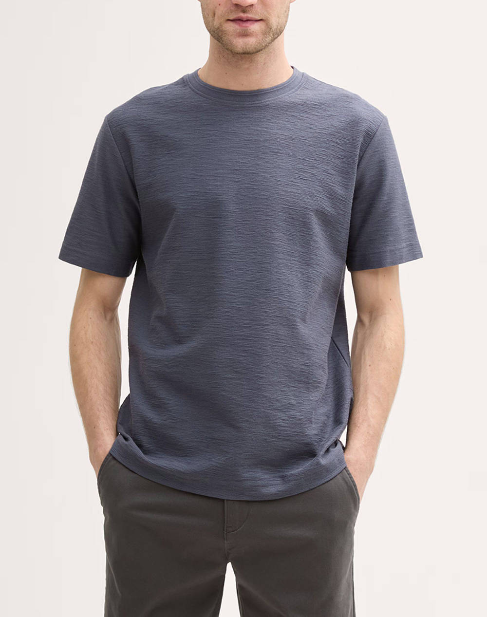 TOM TAILOR STRUCTURED T-SHIRT BLUZA DE BARBATI