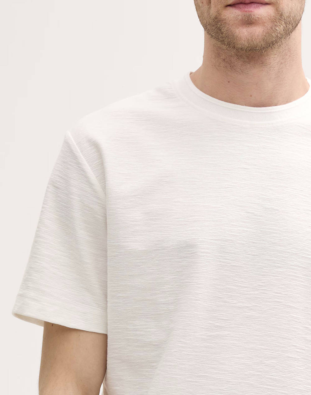TOM TAILOR STRUCTURED T-SHIRT BLUZA DE BARBATI