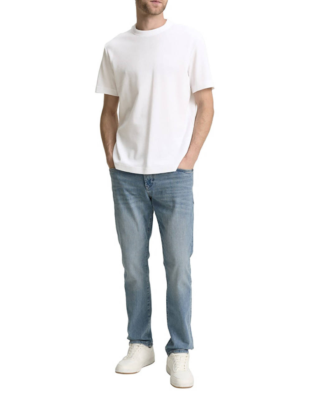 TOM TAILOR STRUCTURED T-SHIRT BLUZA DE BARBATI