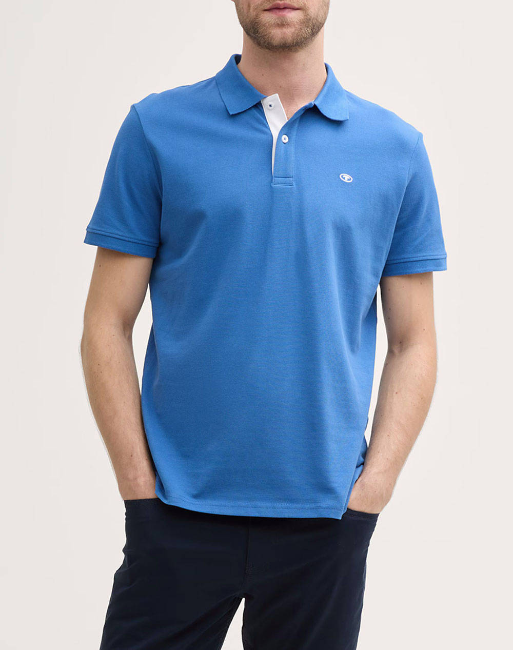 TOM TAILOR BASIC POLO WITH CON BLUZA DE BARBATI