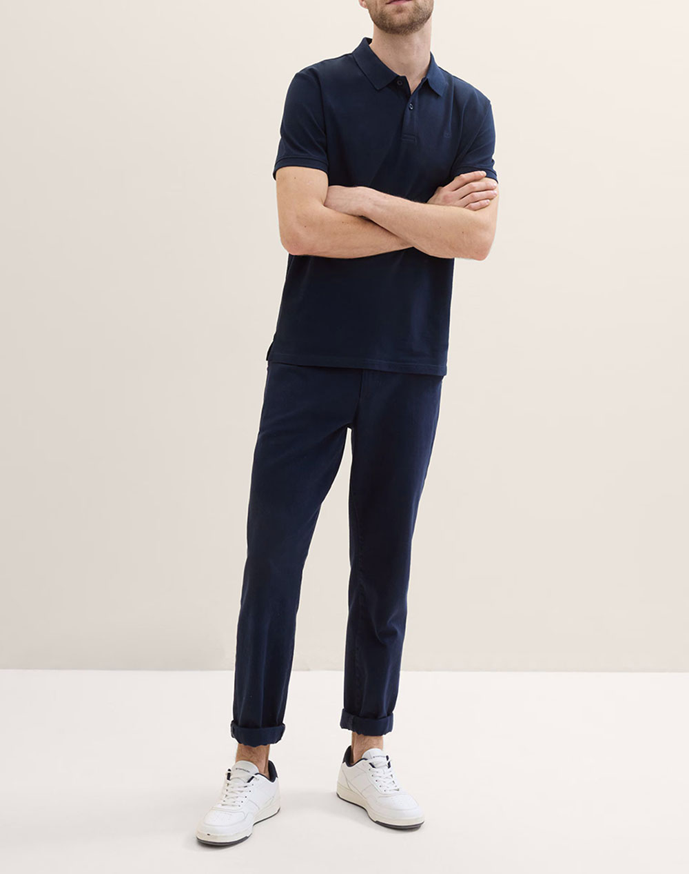 TOM TAILOR BASIC POLO WITH CON BLUZA DE BARBATI