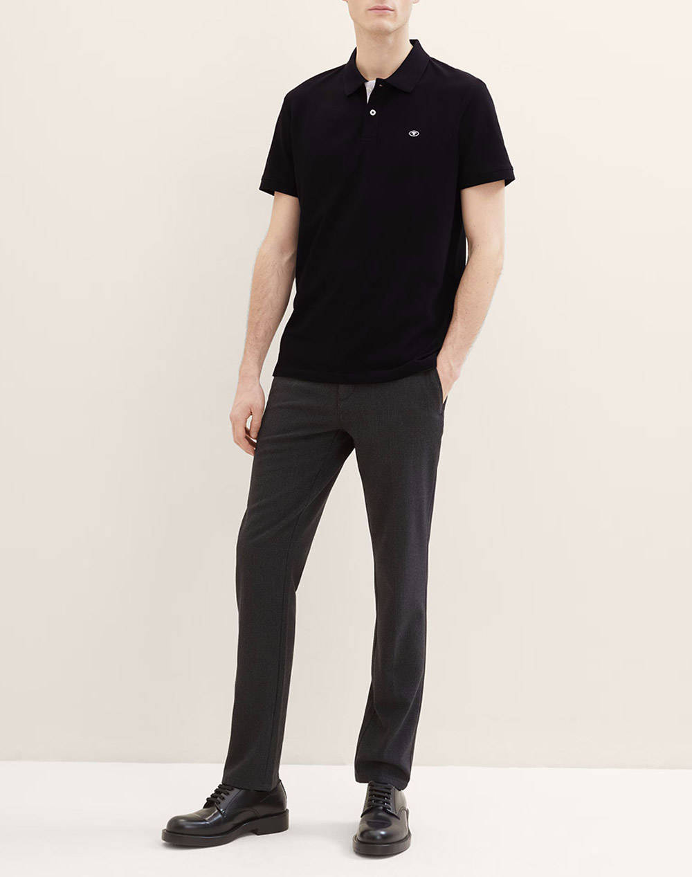 TOM TAILOR BASIC POLO WITH CONTRAST BLUZA DE BARBATI
