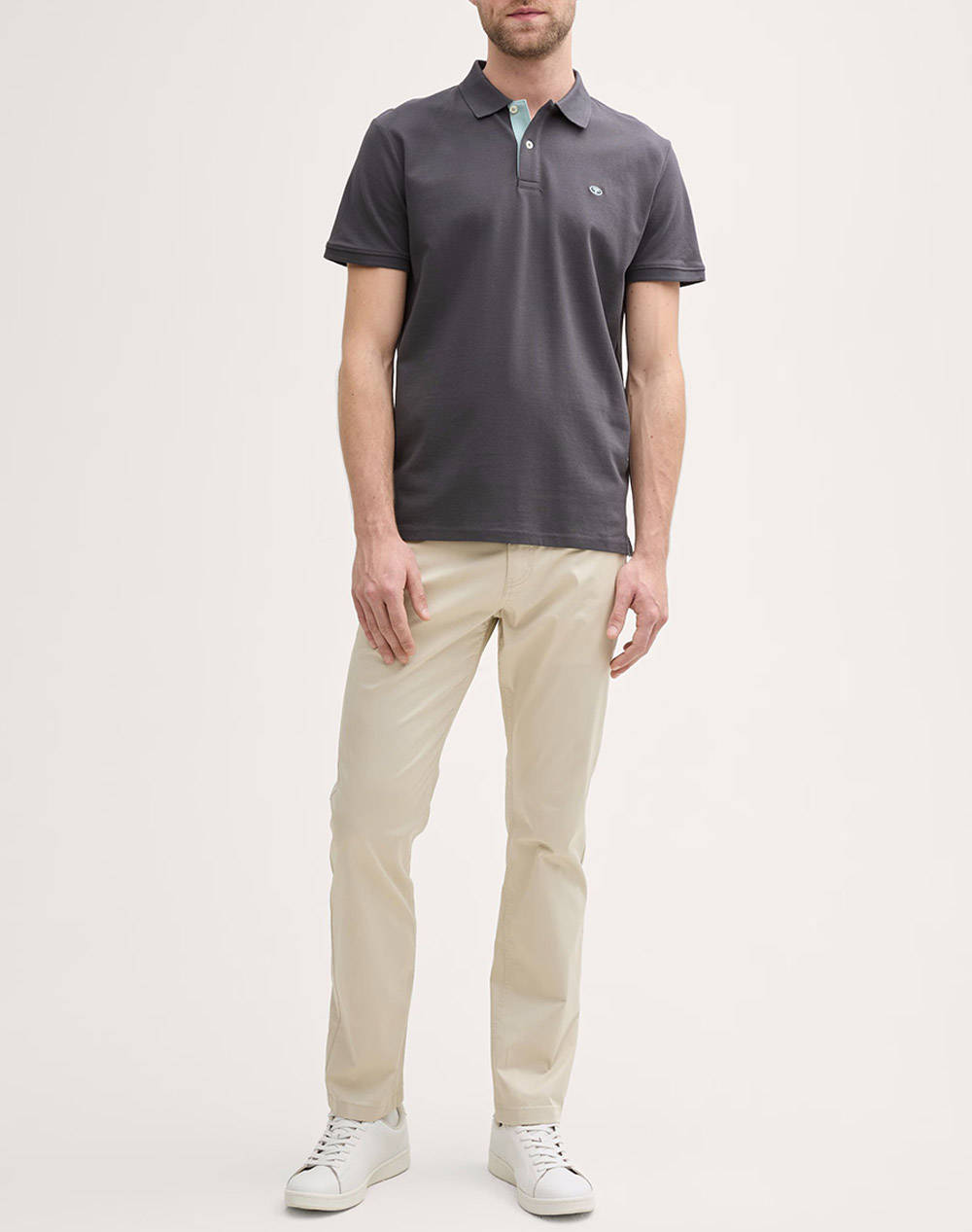 TOM TAILOR BASIC POLO WITH CONTRAST BLUZA DE BARBATI