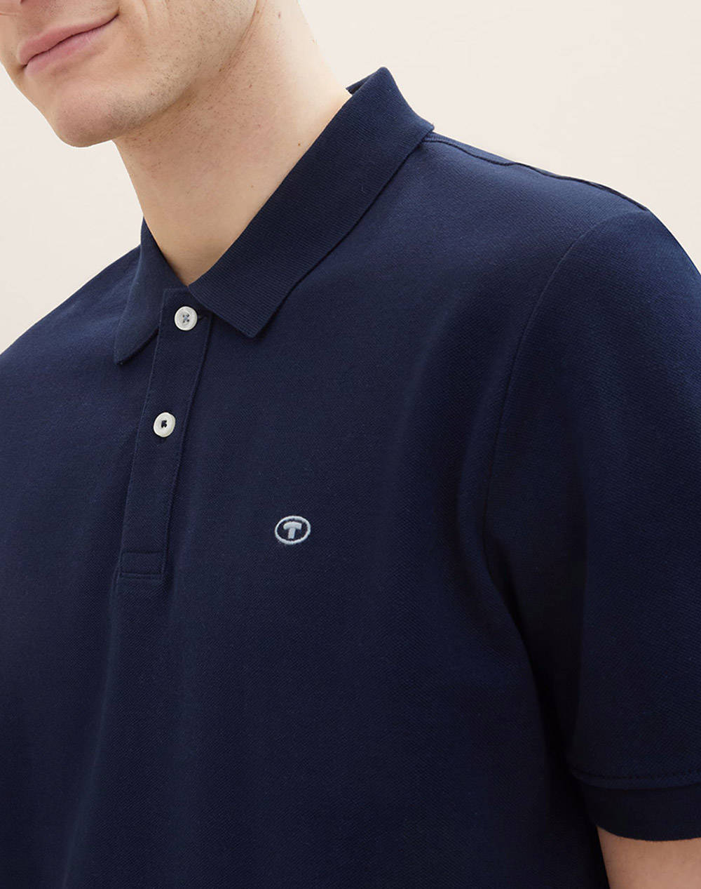 TOM TAILOR BASIC POLO WITH CONTRAST BLUZA DE BARBATI