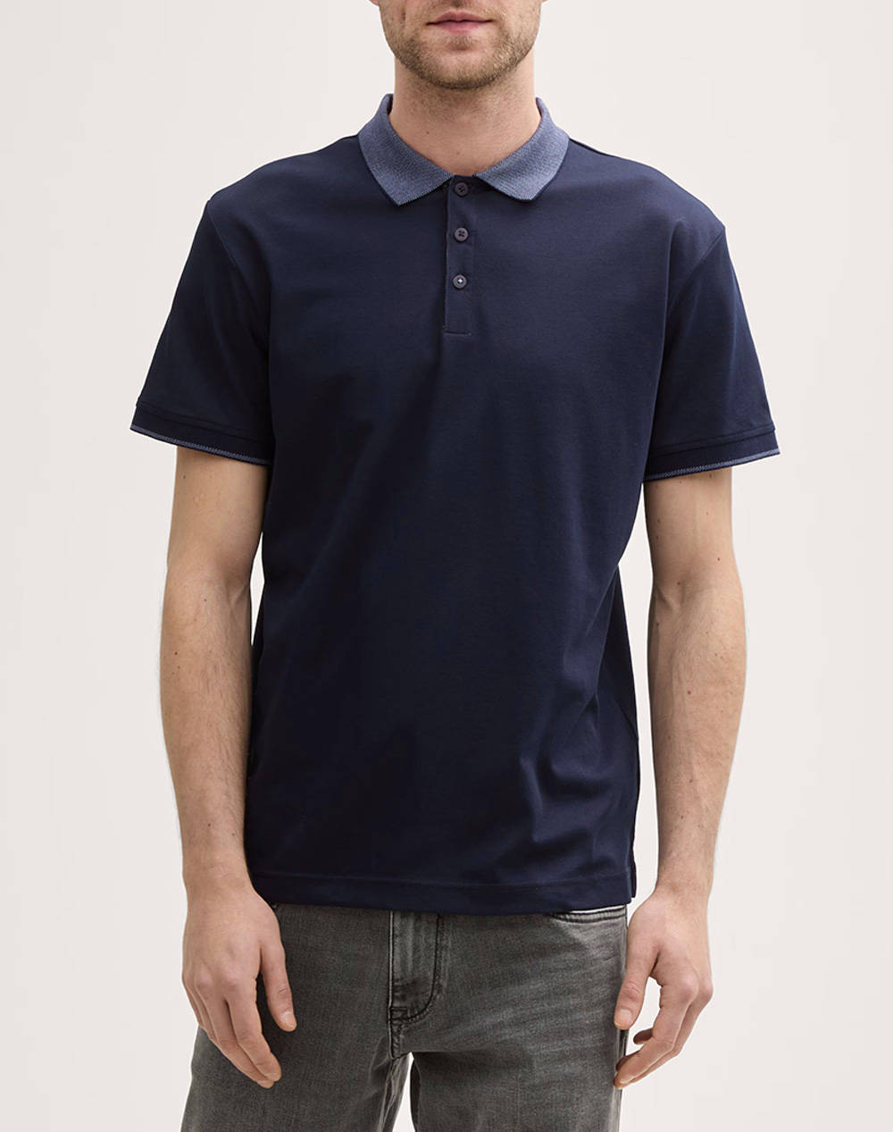 TOM TAILOR BASIC JERSEY POLO BLUZA DE BARBATI