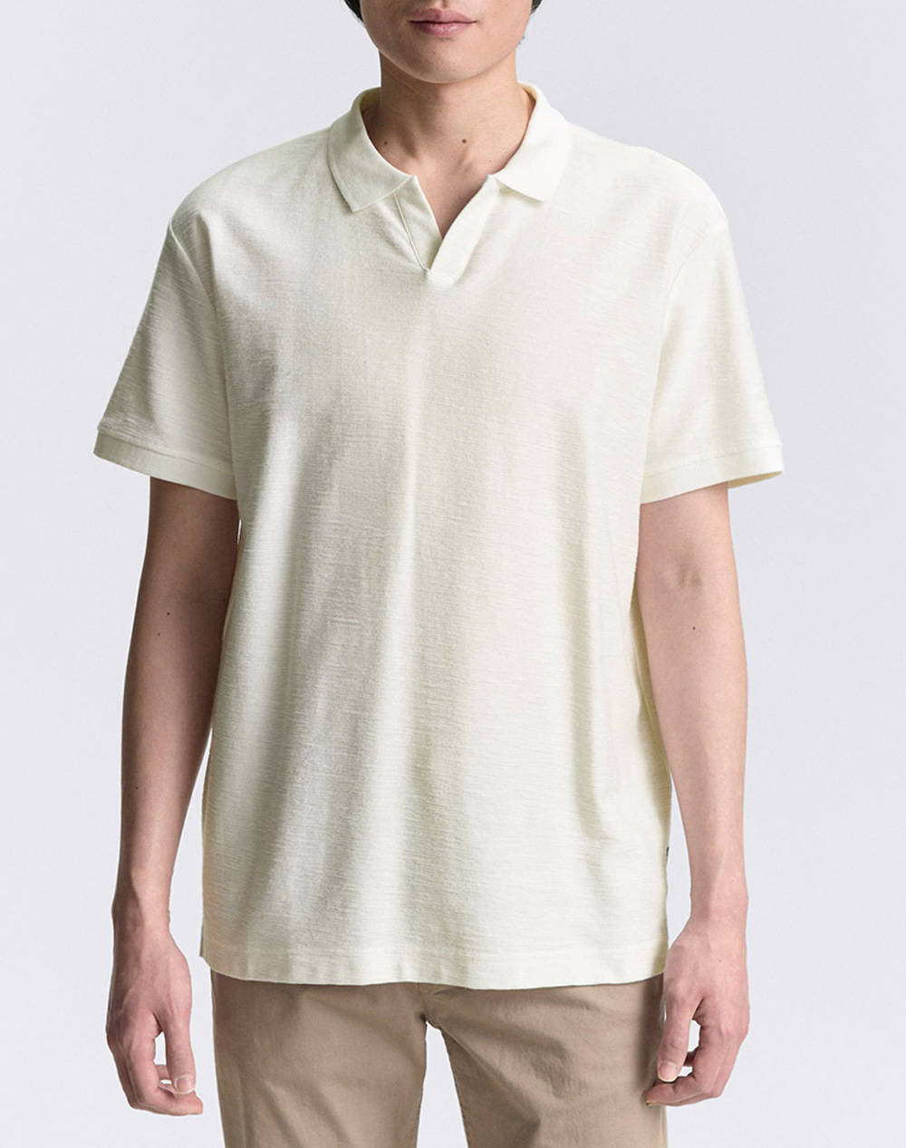 TOM TAILOR STRUCTURED RESORT COLLAR BLUZA DE BARBATI