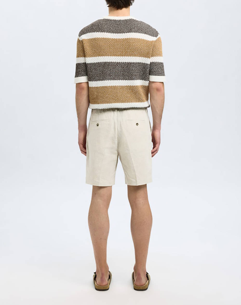 SELECTED SLHREGULAR-LEROY LINEN BLD SHORTS NOOS