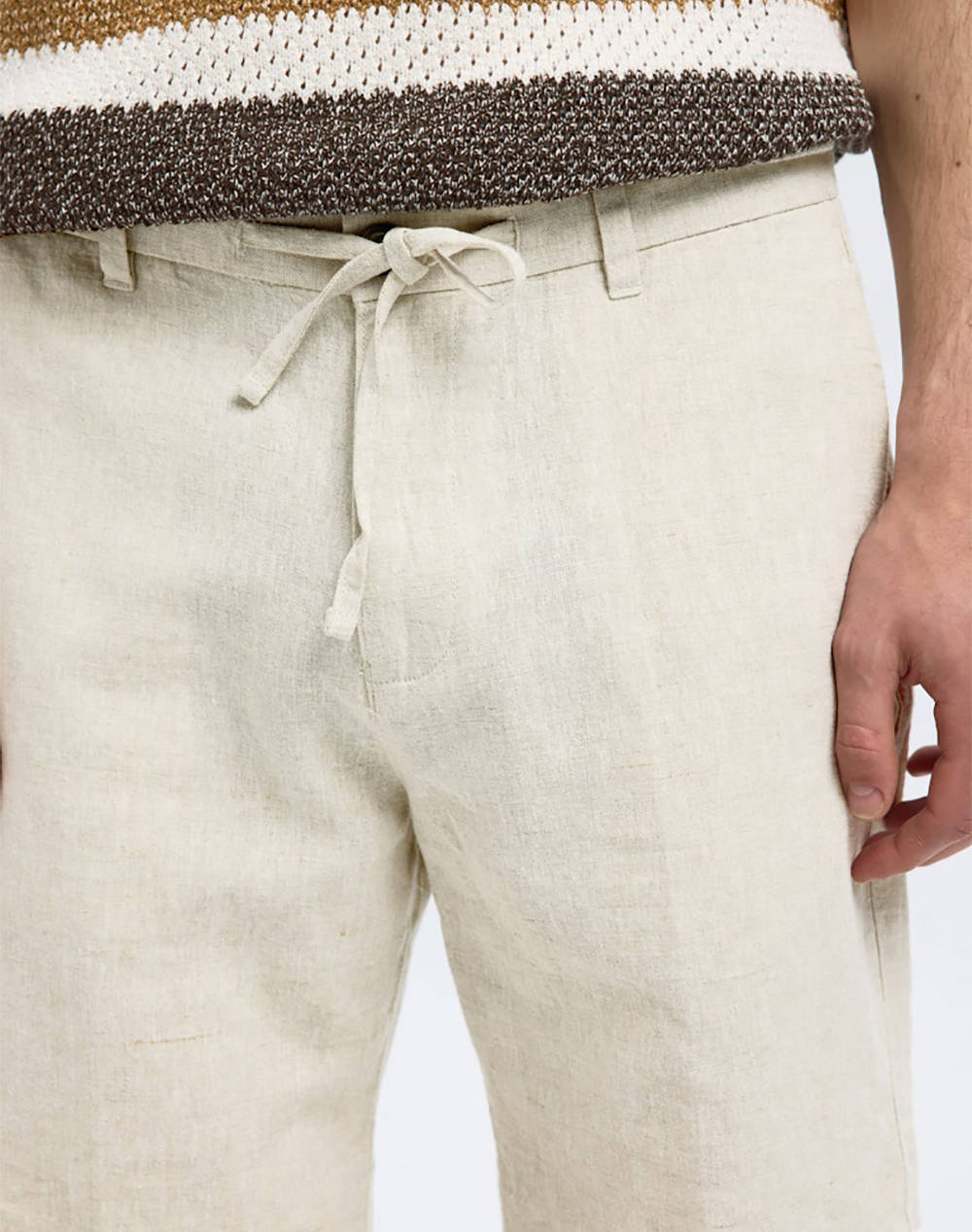 SELECTED SLHREGULAR-LEROY LINEN BLD SHORTS NOOS