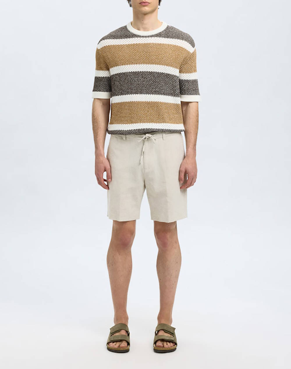 SELECTED SLHREGULAR-LEROY LINEN BLD SHORTS NOOS