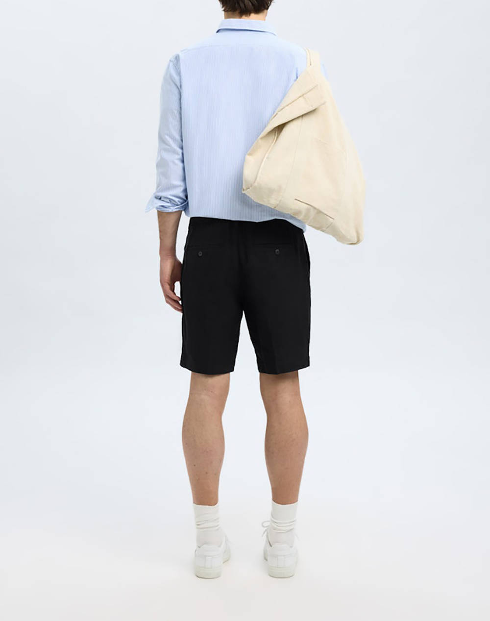 SELECTED SLHREGULAR-LEROY LINEN BLD SHORTS NOOS